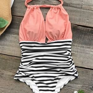 NWT! Cupshe Surprise Party Halter One Piece